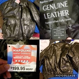 Mens leather jacket